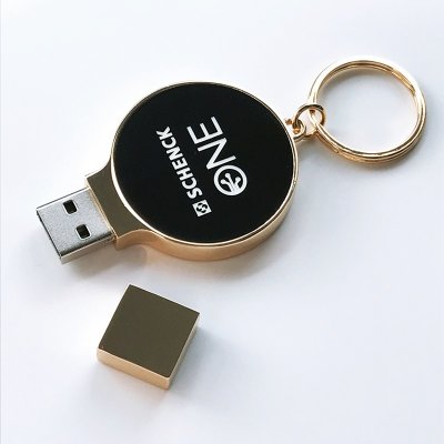 KOVOVÝ USB FLASH DISK S LED LOGOM