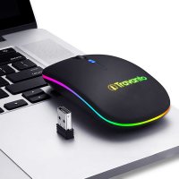 BEZDRÔTOVÁ MYŠ 2,4 GHz S LED LOGOM