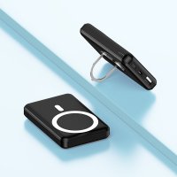 RÝCHLONABÍJACIA BEZDRÔTOVÁ POWERBANKA SO STOJANČEKOM PD 22,5 W + MAGSAFE 15 W KOMPATIBILNÁ, 10000 mAh
