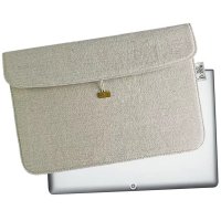 PUZDRO NA TABLET Z KONOPNÉHO TEXTILU, CERTIFIKÁCIA GOTS