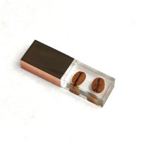 CRYSTAL USB DISK S VLASTNÝM PREDMETOM VNÚTRI ALEBO CMYK POTLAČOU