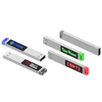 SLIM USB 2.0/3.0 FLASH DISK S LED LOGOM A PODSVIETENÍM