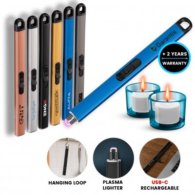 Univerzálny plazmový zapaľovač ArcLighter Slim, na sviečky, krby a sporáky, s USB nabíjaním