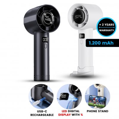 Ručný ventilátor AirPulse s plynulou reguláciou výkonu