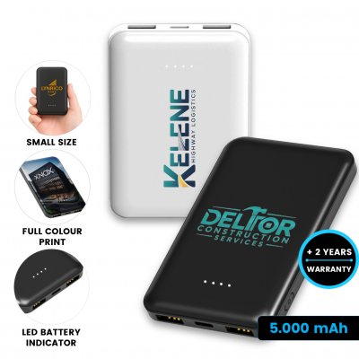 5000 mAh kompaktná powerbanka FIVVY
