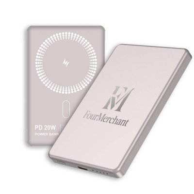 5000 mAh – ultratenká kovová magnetická powerbanka s 15 W bezdrôtovým nabíjaním a PD 20 W