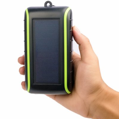 Solárna powerbanka s dynamom, 6000/8000 mAh