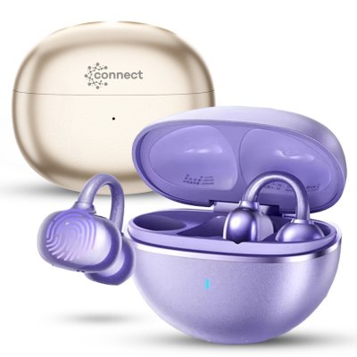 Športové bezdrôtové clip-on slúchadlá