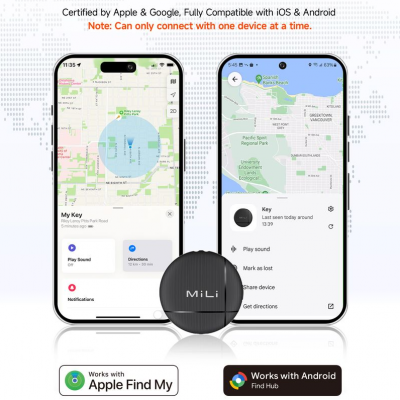 Inteligentný lokalizačný tag TagMate Mini, kompatibilný s iOS aj Androidom