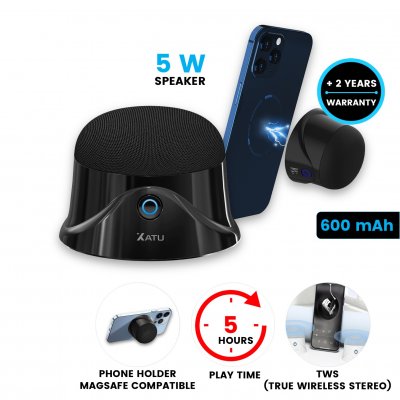 5 W magnetický bezdrôtový TWS reproduktor