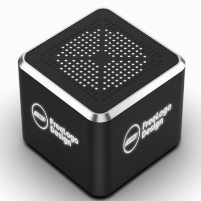 5 W bezdrôtový Bluetooth reproduktor s možnosťou LED loga zo štyroch strán