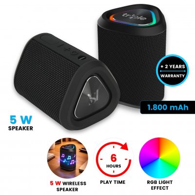 5 W bezdrôtový reproduktor BEAMLINE s RGB svetelným pásikom