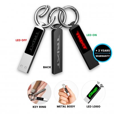 Kovový USB 2.0/3.0 flash disk s LED logom